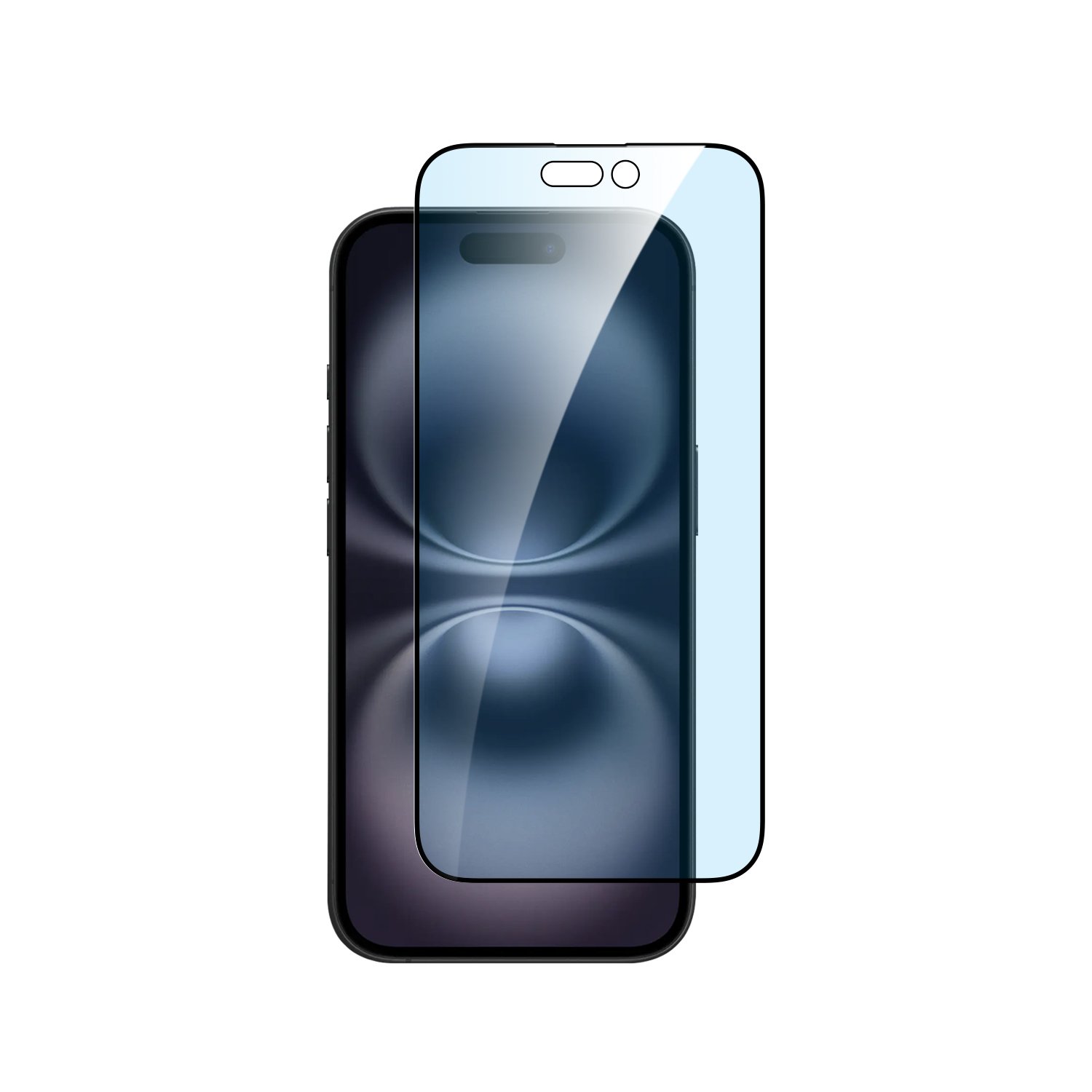 Anti-blue light tempered glass screen protector edge to edge for iPhone 16 Plus with applicator Anti-blue light tempered glass screen protector edge to edge for iPhone 16 Plus with applicator