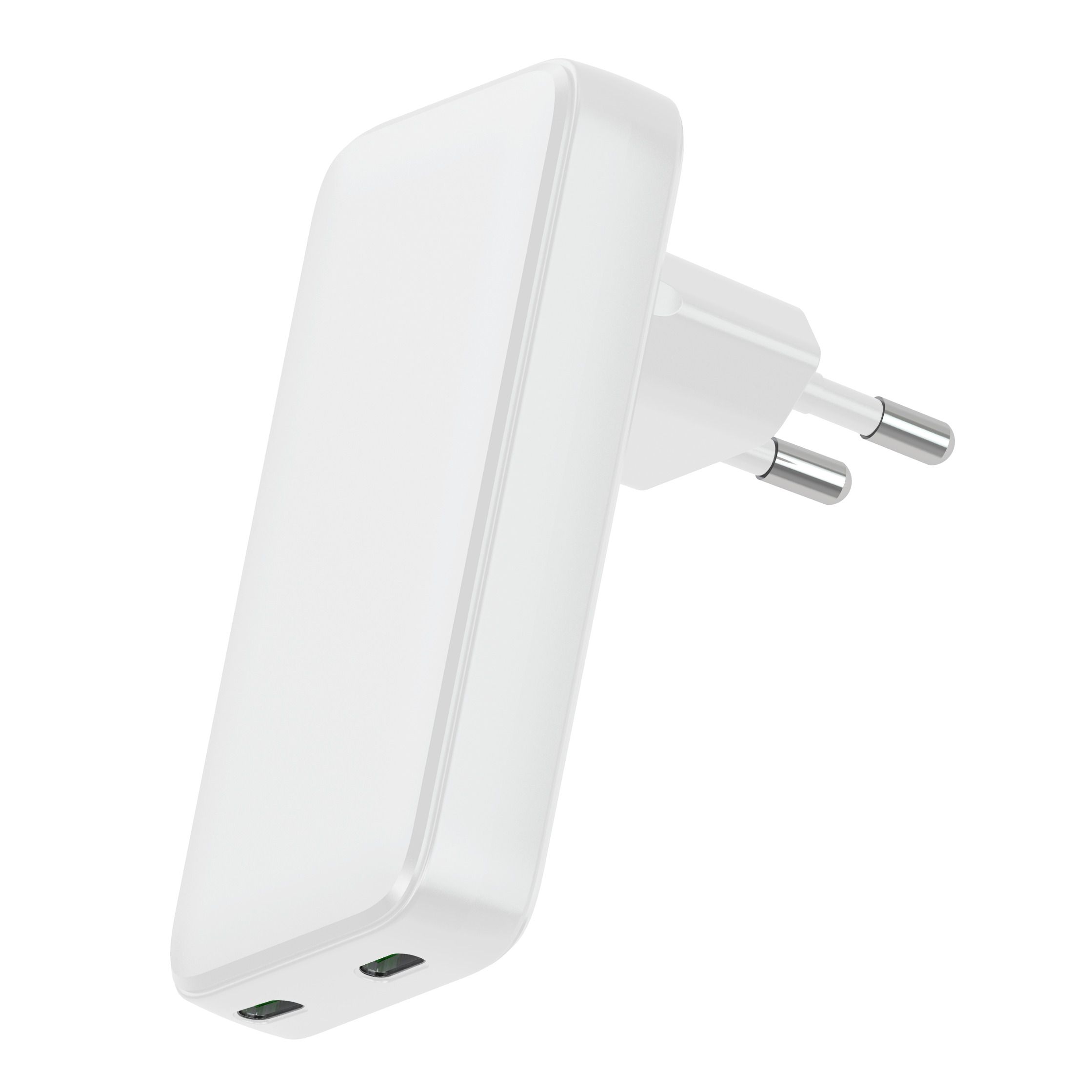 Slim GaN fast charger 45W Dual USB-C EU Slim GaN fast charger 45W Dual USB-C EU