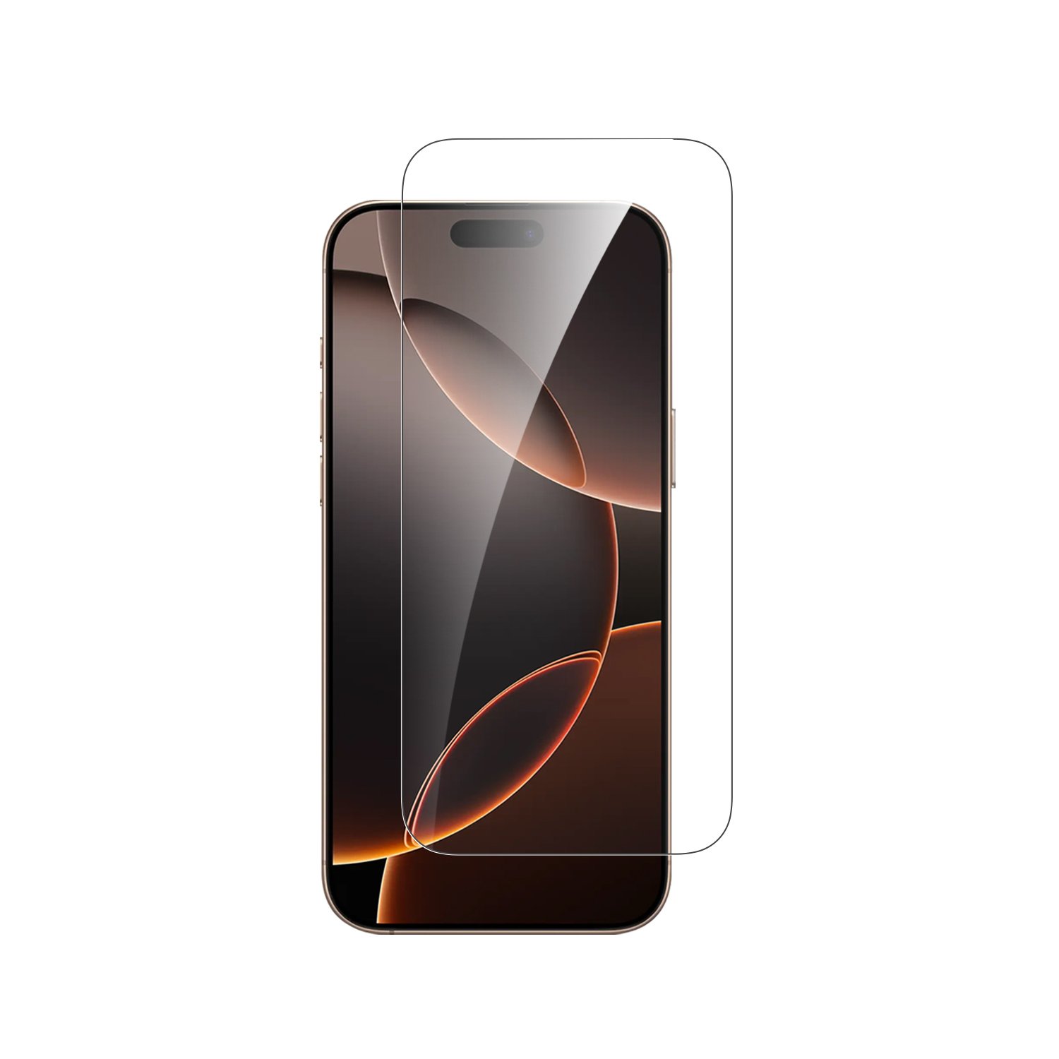 Tempered glass screen protector for iPhone 16 Pro with applicator Tempered glass screen protector for iPhone 16 Pro with applicator