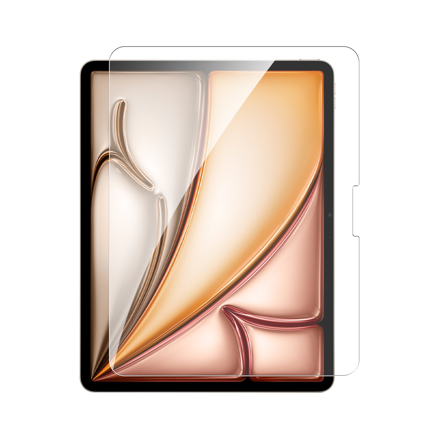 Tempered glass screen protector for iPad Air 13-inch with dust-free applicator Tempered glass screen protector for iPad Air 13-inch with dust-free applicator