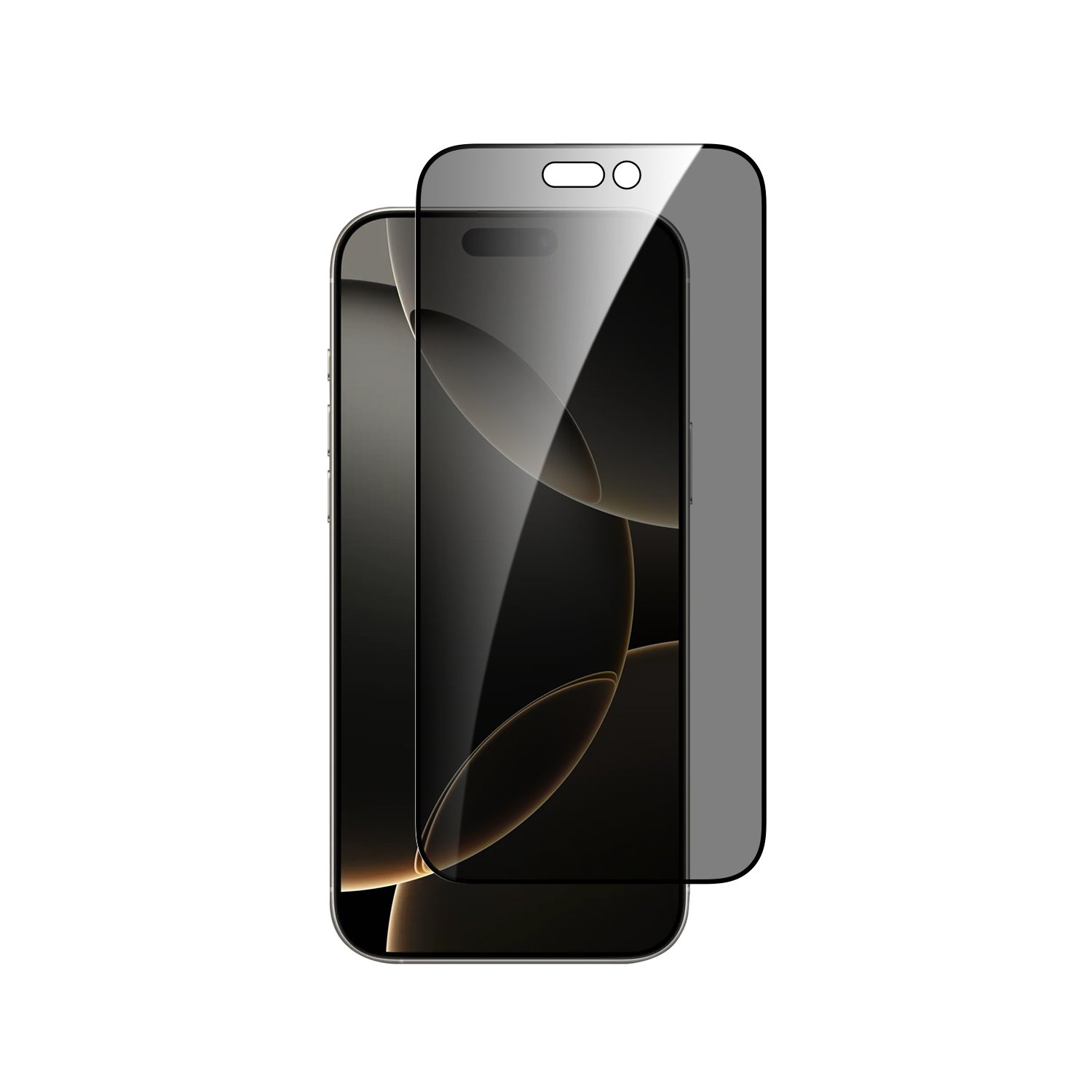 Privacy tempered glass screen protector edge to edge for iPhone 16 Pro Max with applicator Privacy tempered glass screen protector edge to edge for iPhone 16 Pro Max with applicator
