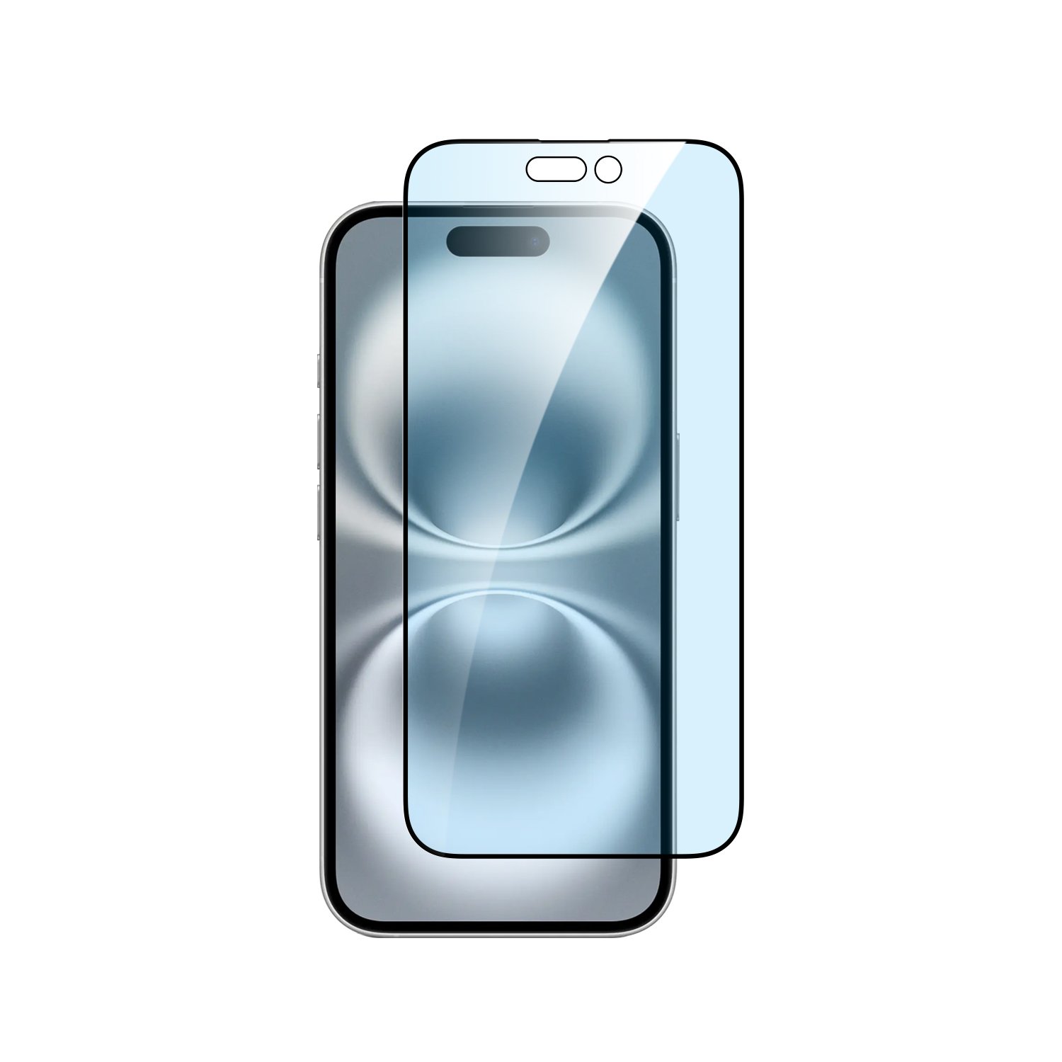 Anti-blue light tempered glass screen protector edge to edge for iPhone 16 with applicator Anti-blue light tempered glass screen protector edge to edge for iPhone 16 with applicator