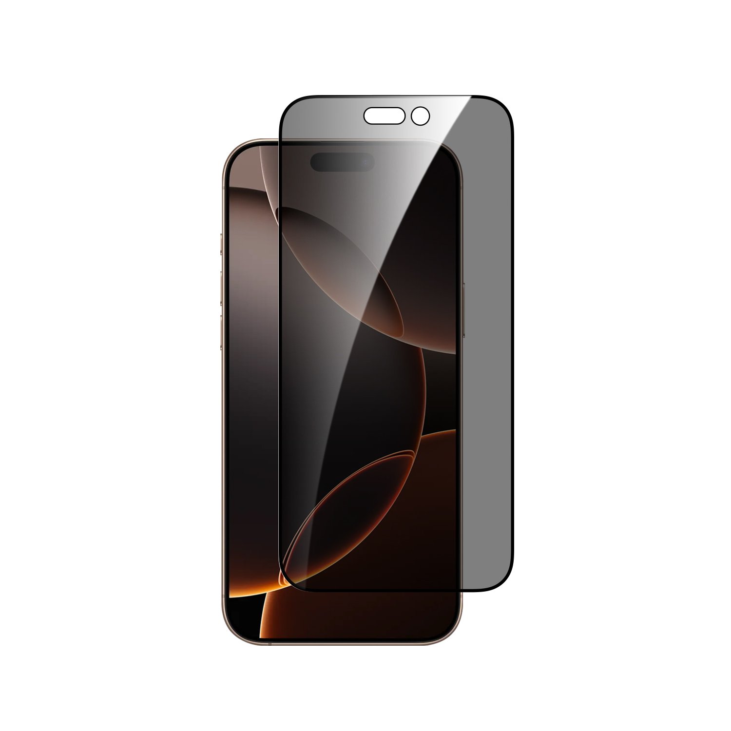 Privacy tempered glass screen protector edge to edge for iPhone 16 Pro with applicator Duo Pack Privacy tempered glass screen protector edge to edge for iPhone 16 Pro with applicator Duo Pack